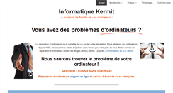 Desktop Screenshot of informatique-kermit.ca